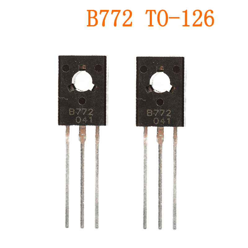 B772 TO-126 晶体管 插件三极管 丝印B772 长电原装 正品  现货