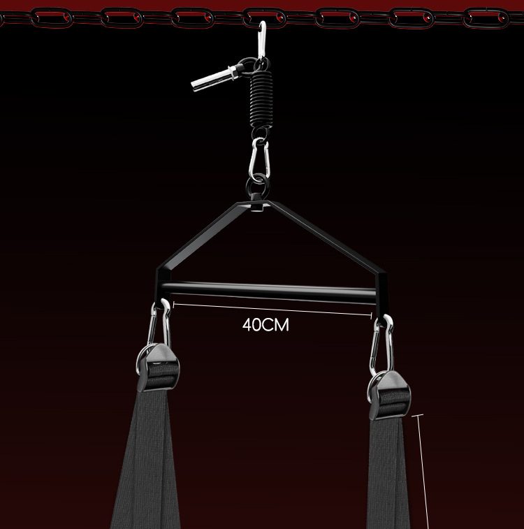 Jiuai SM Sponge Cushion Swing Set with Webbing, Velvet and Metal Frame — detail image 23
