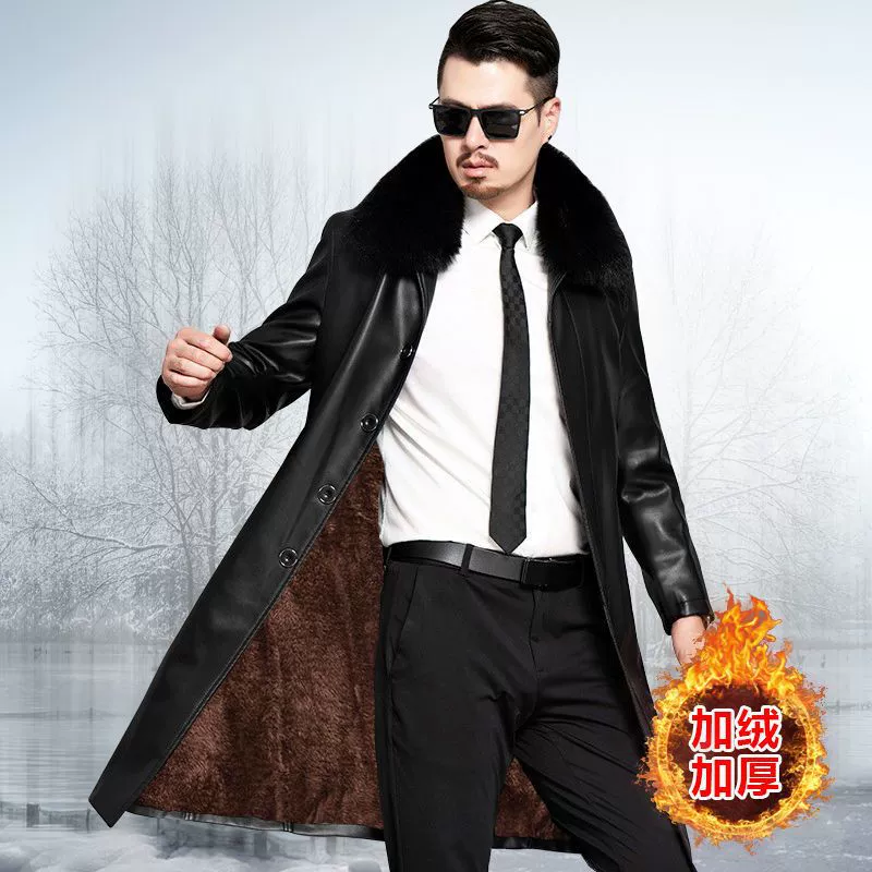 Long warm trench coat, down jacket, for middle age, maxi length