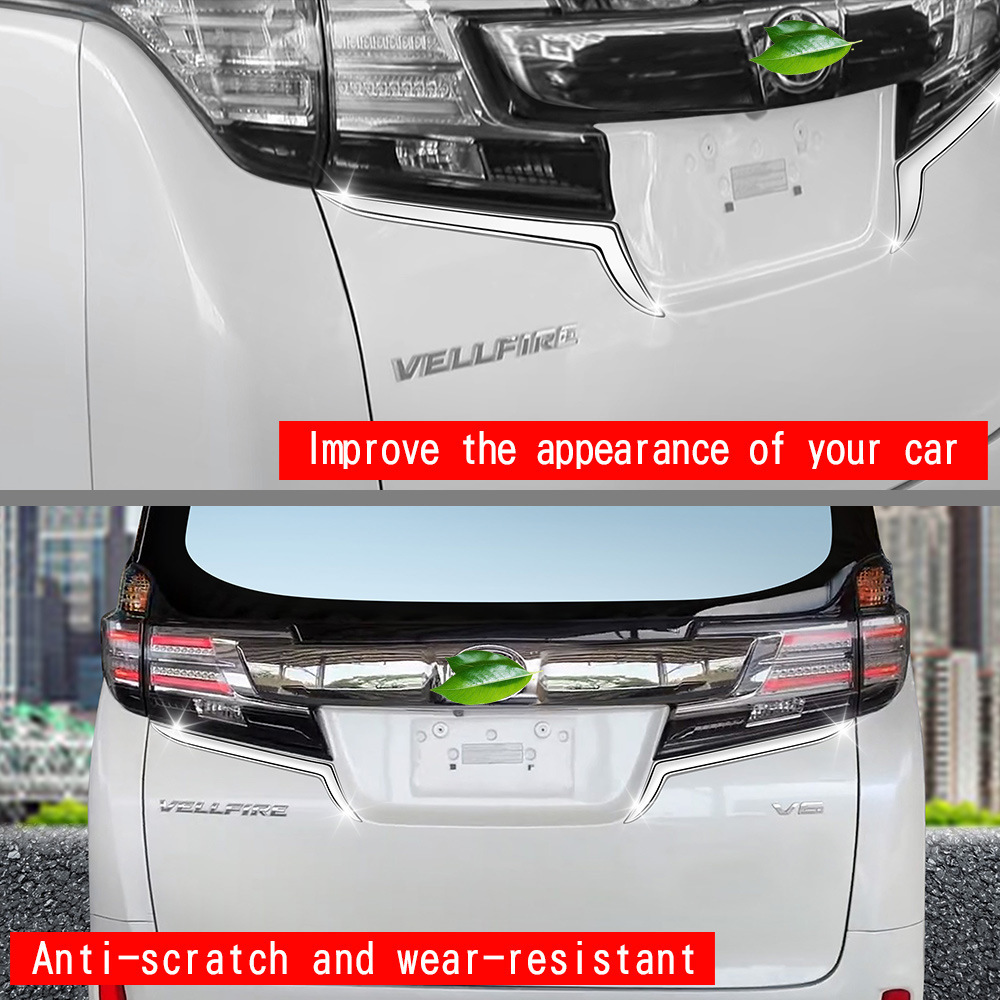 In-Stock 15-22 Model Alphard Tail Light Trim Alphard Modification 30 Series Vellfire Tailgate Light Decoration