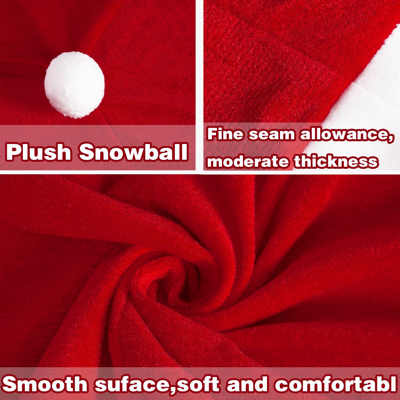 Navidad transfronteriza cubierta de silla de terciopelo rojo cubierta de silla para el hogar decoración de silla de restaurante atmósfera cubierta de silla decoración