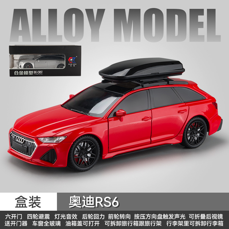1: 24 Audi rs6 rojo