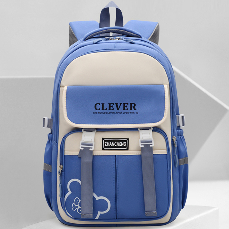 Mochila escolar transfronteriza, mochila de hombro de gran capacidad para niñas, nueva mochila para niños de grado 45 o 56