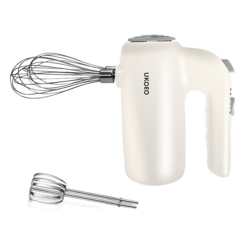 Ukoeo Household Electric Egg Beater Mini Small Automatic Whipped Egg White Butter Cream Cake Baking 300W