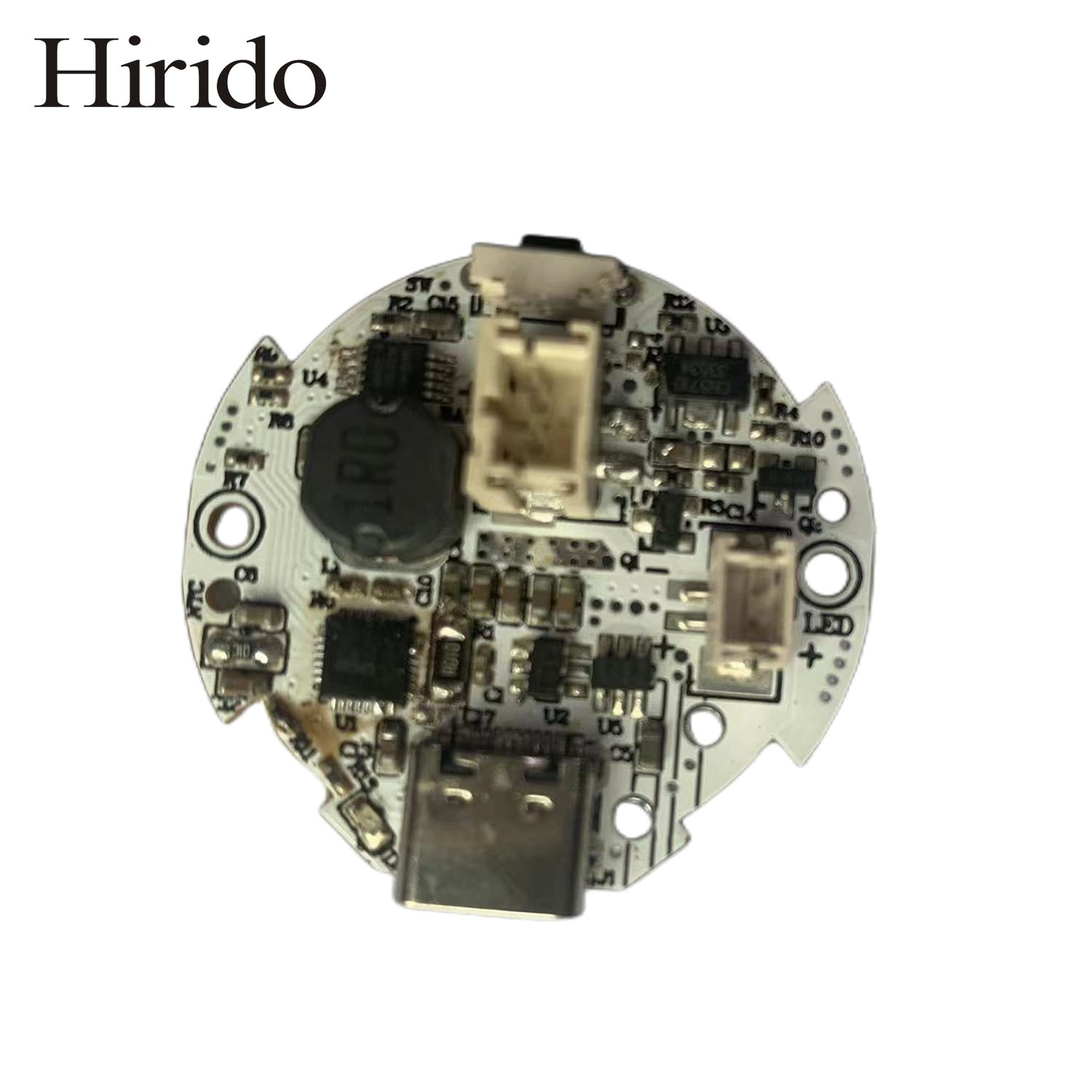 Tpye-C单口输入移动电源强光充电手电筒补光灯小夜灯氛围台灯方案