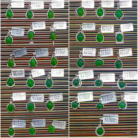 快手网红同款925银项链女款饰品首饰 和田碧玉吊坠配饰厂家批发