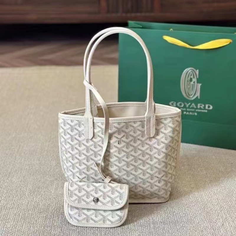 Goyard Mini İkitərəfli Çiyin Çantası və Alış-veriş Çantası