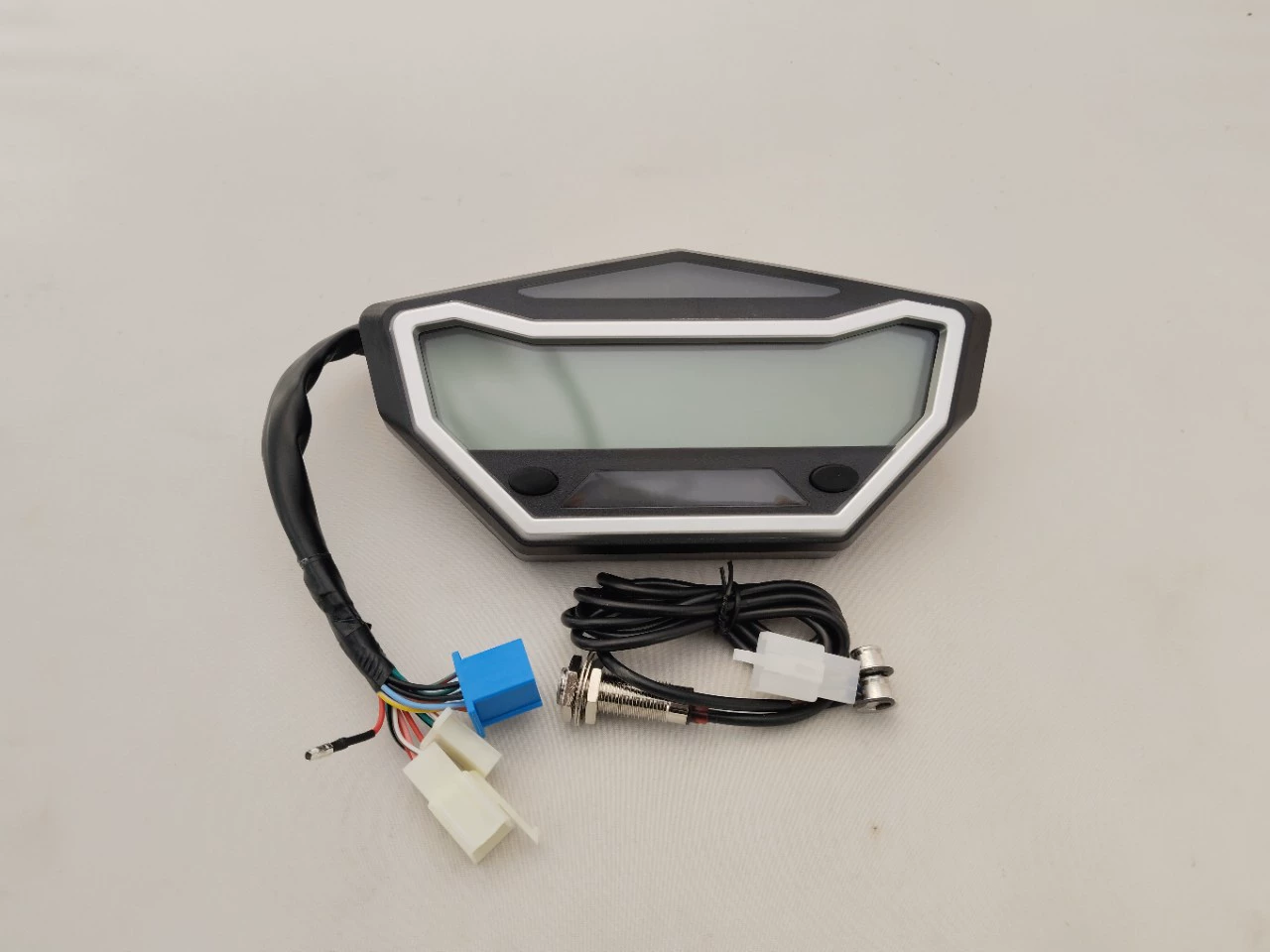 2024 новый мотоцикл модифицированный счетчик с регулируемым 7 цветами HD ЖК-дисплей кросс-велосипедный счетчик скорости