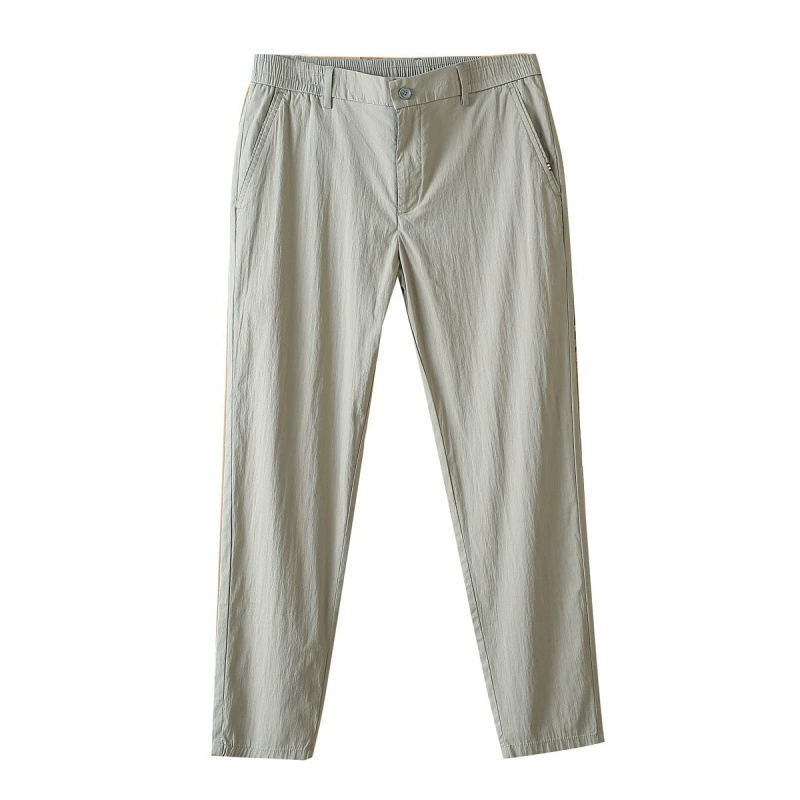 Comfortable summer thin breathable trousers, cotton and linen