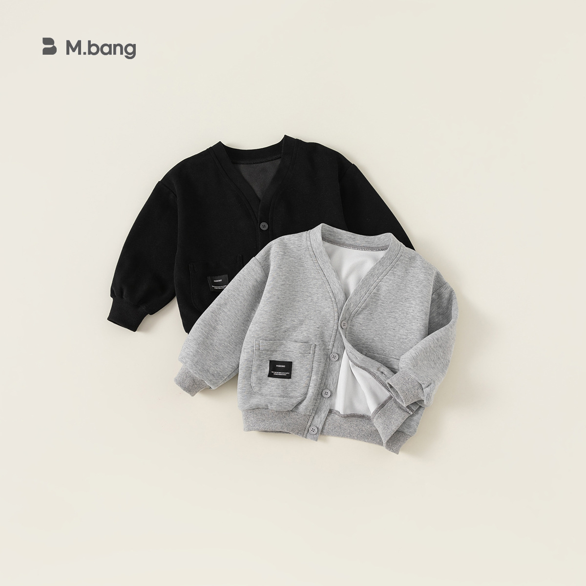 Babycity Children's Clothing Boys'Jacket Children's Casual V-neck Cardigan Beibei Spring And Autumn Clothing Outing CY84017