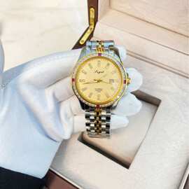 日本机芯男士腕表专柜同款正品防水商务轻奢大表盘手表