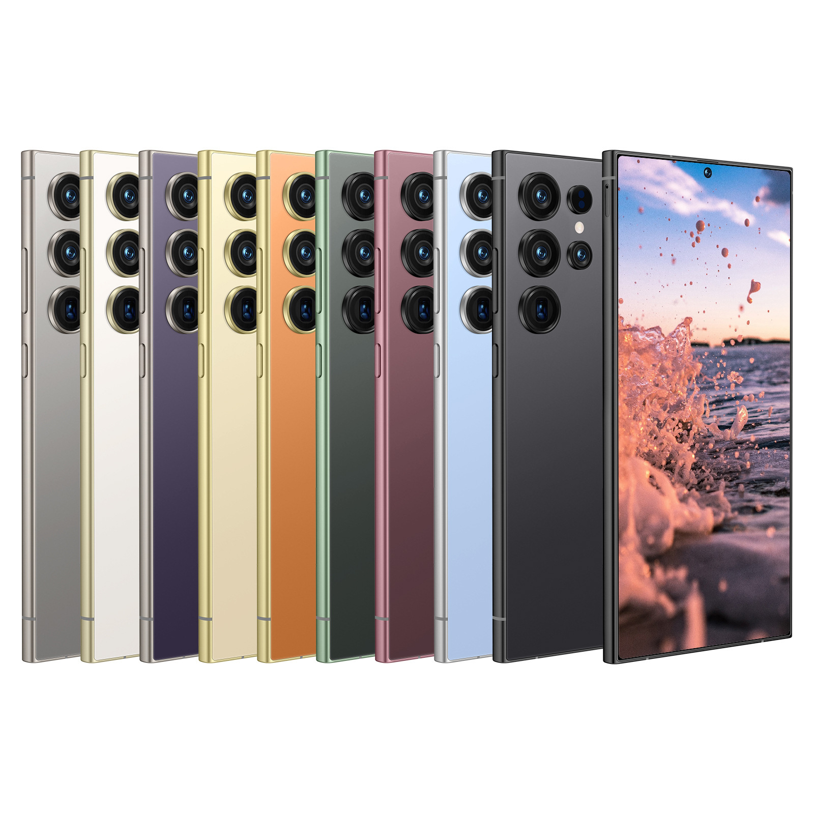 Nuevo teléfono inteligente transfronterizo S25 Ultra 64 + 1T Android 12 octa-core 6,8 pulgadas Amazon TK