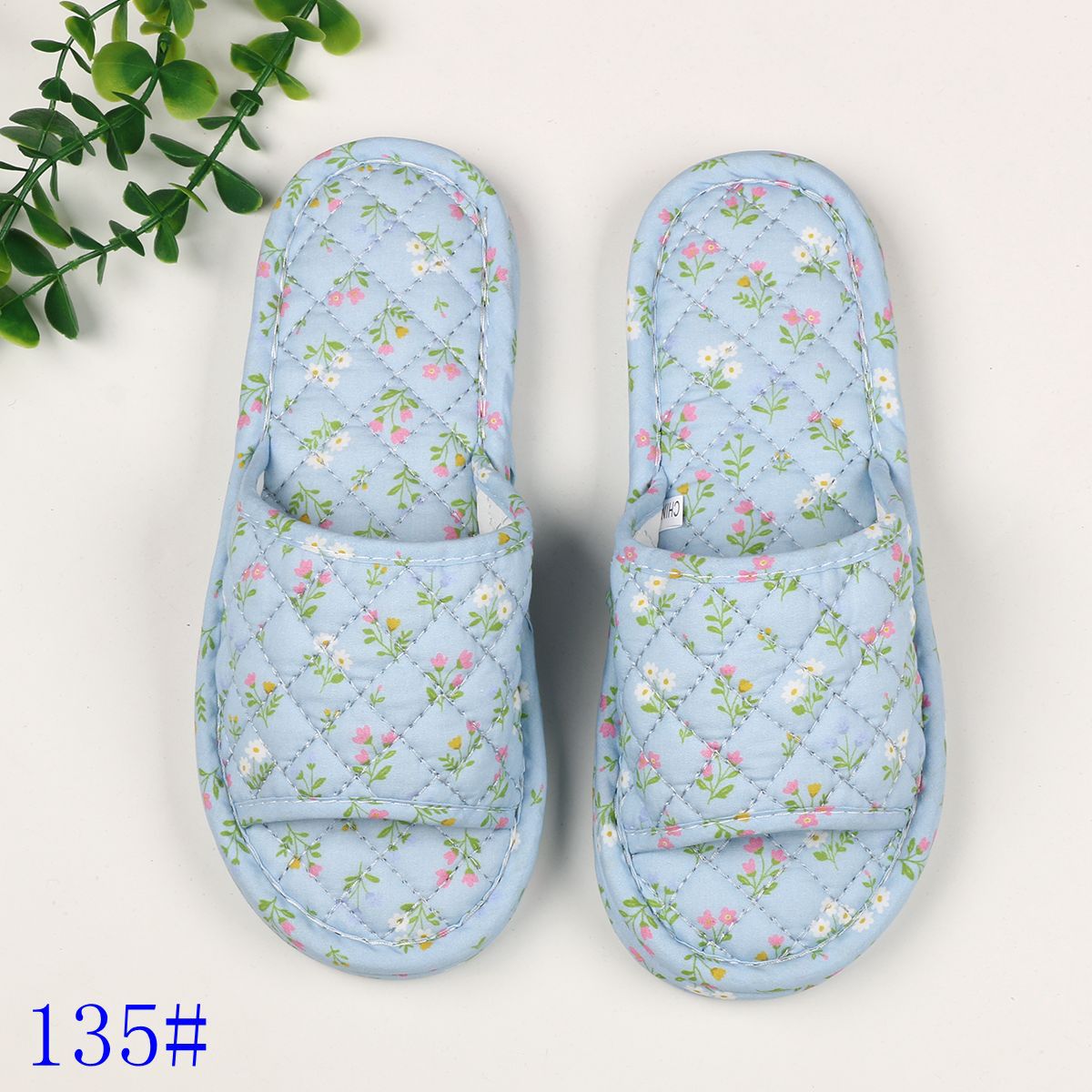 여성용 3겹 꽃무늬 천 135