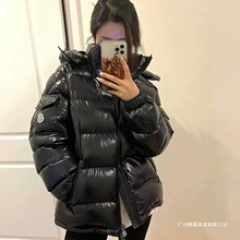 黑金蓄热短款棉衣女面包服新款韩版棉服女小个子加厚保暖情侣外套