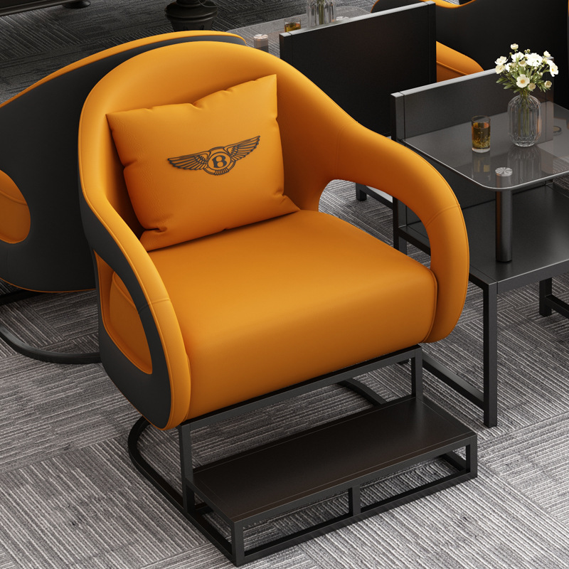 Sala de billar de lujo ligero, sofá, sala de billar, silla para ver el juego, asiento de tarjeta especial para ver el juego, nuevo tipo de combinación de mesa y silla de alta calidad