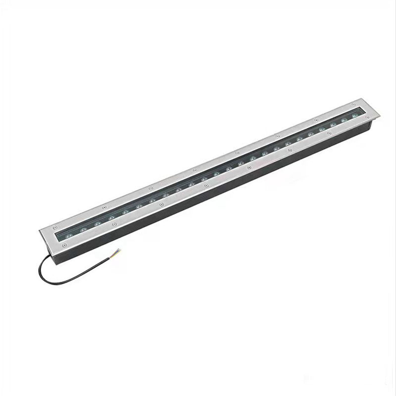 LED ストリップ地下ライト埋め込みフロアライト屋外防水ガーデンライトストリップグラウンドライトストリップ 220V24 ボルト|undefined