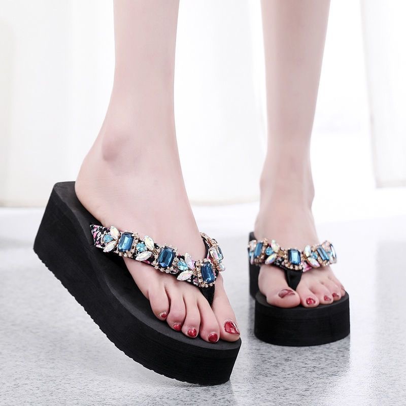 사파이어 블랙 플로럴 6cm