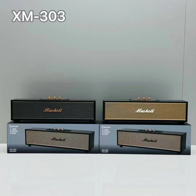 New Xm303 Retro Trendy Bluetooth Speaker Wooden Leather Outdoor Portable Subwoofer 10W New Xm303 Retro Trendy Bluetooth Speaker Wooden Leather Outdoor Portable Subwoofer 10W