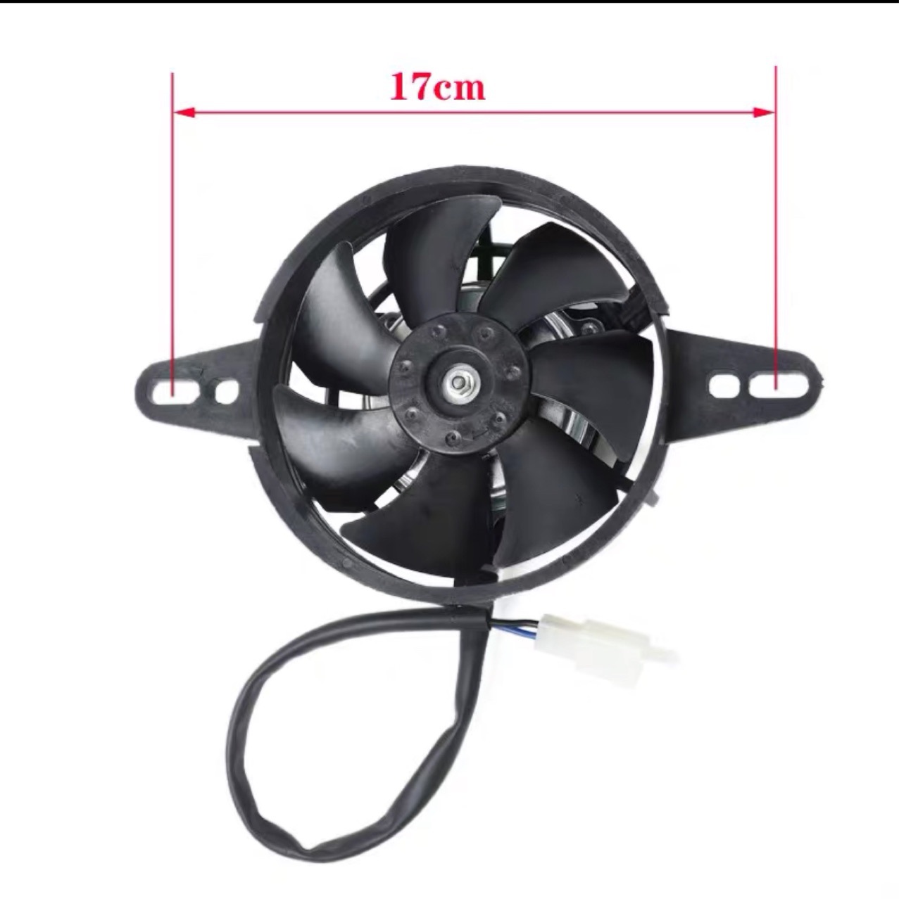 Cross-country motorcycle water tank fan left and right water tank fan modified water-cooled engine cooling radiator