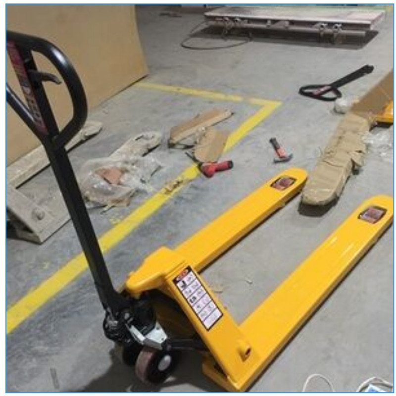 供应仓库超市车间搬运货物 2T手动液压搬运车