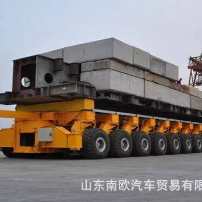 Модульный автомобиль самоходный многоосевой мост перевалка по всей башне перегрузки гидравлического рулевого полуприцепа