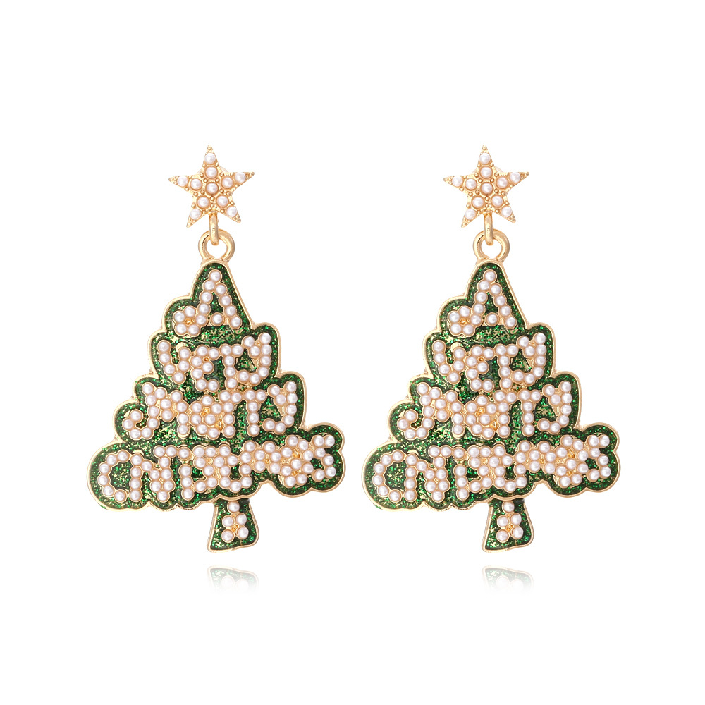 Christmas Tree Earrings 1