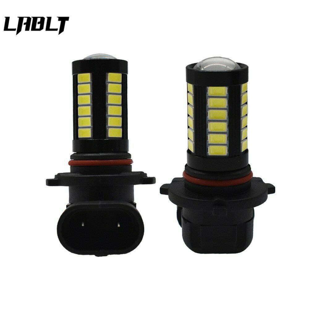 Lámpara de niebla del automóvil H7 H8 / H11 9005 9006 5630 33SMD faro LED lámpara de niebla delantera caja negra
