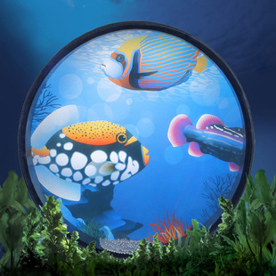 Wholesale Orff series new 10 inch wave drum ocean rain drum adult children percussion instrument hand beat drum
