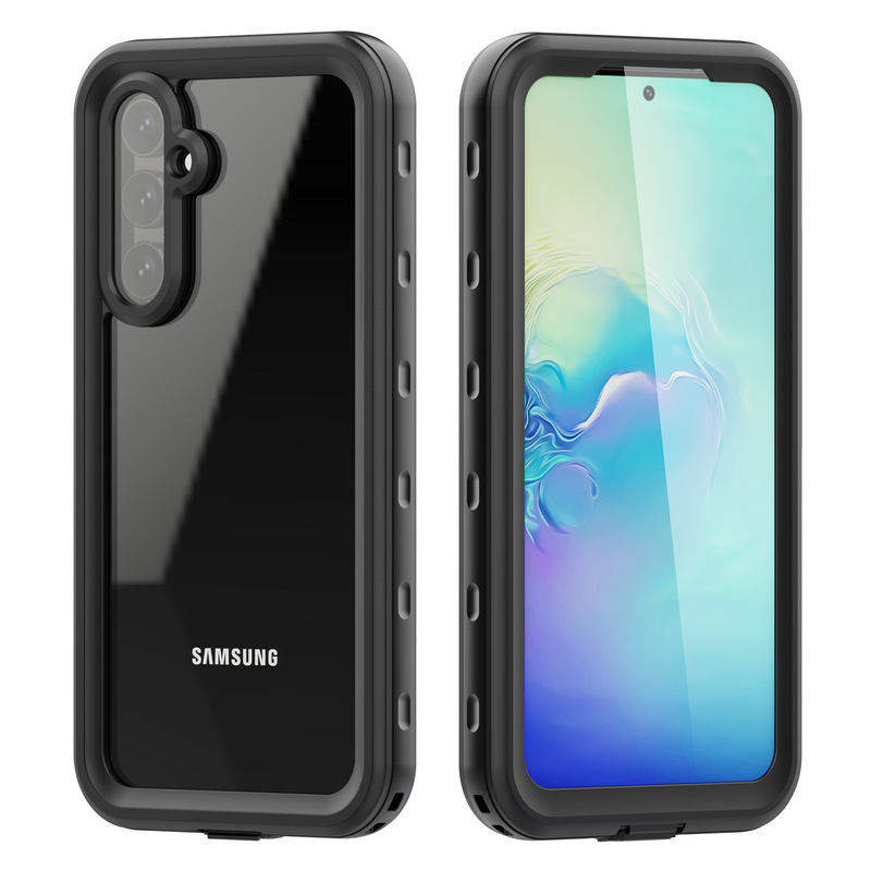 Red Pepper Small Shell Waterproof Case Suitable for Samsung A54-5G Mobile Phone, Waterproof and Anti-Drop Outdoor Protective Case, Lightweight
