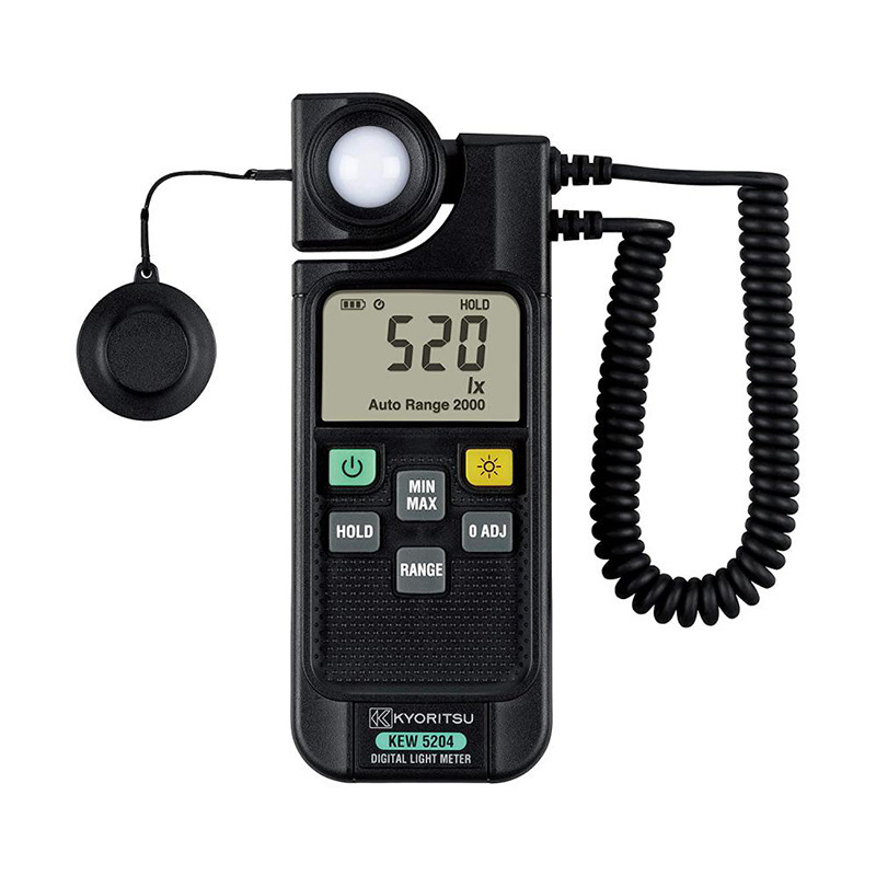 日本(KYORITSU)共立 KEW 5204 照度计 带背光的大型LCD