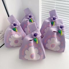 节日礼品袋结婚伴手礼袋花朵针织生日礼物包小众高级感闺蜜手拎包