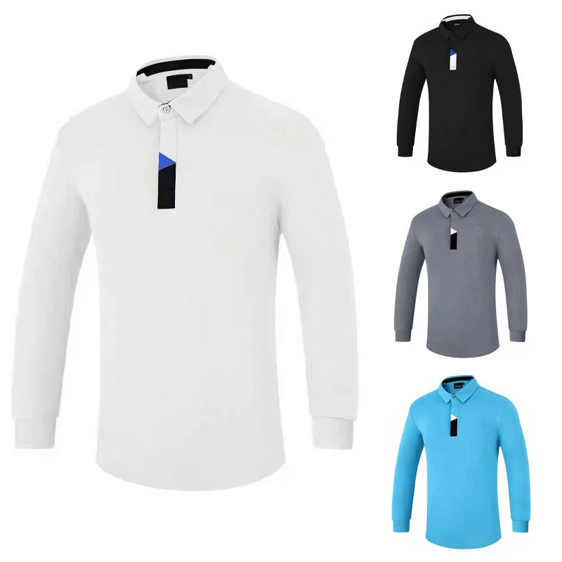 New Golf Clothing Men's Long-sleeved Quick-drying Sweat-wicking Spring and Summer Outdoor Sports Clothing GolfT-shirt Top