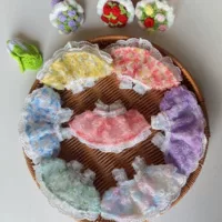 12-14cm кукла кукла кружева розовая юбка плюшевая кукла смена одежды DIY аксессуары украшения