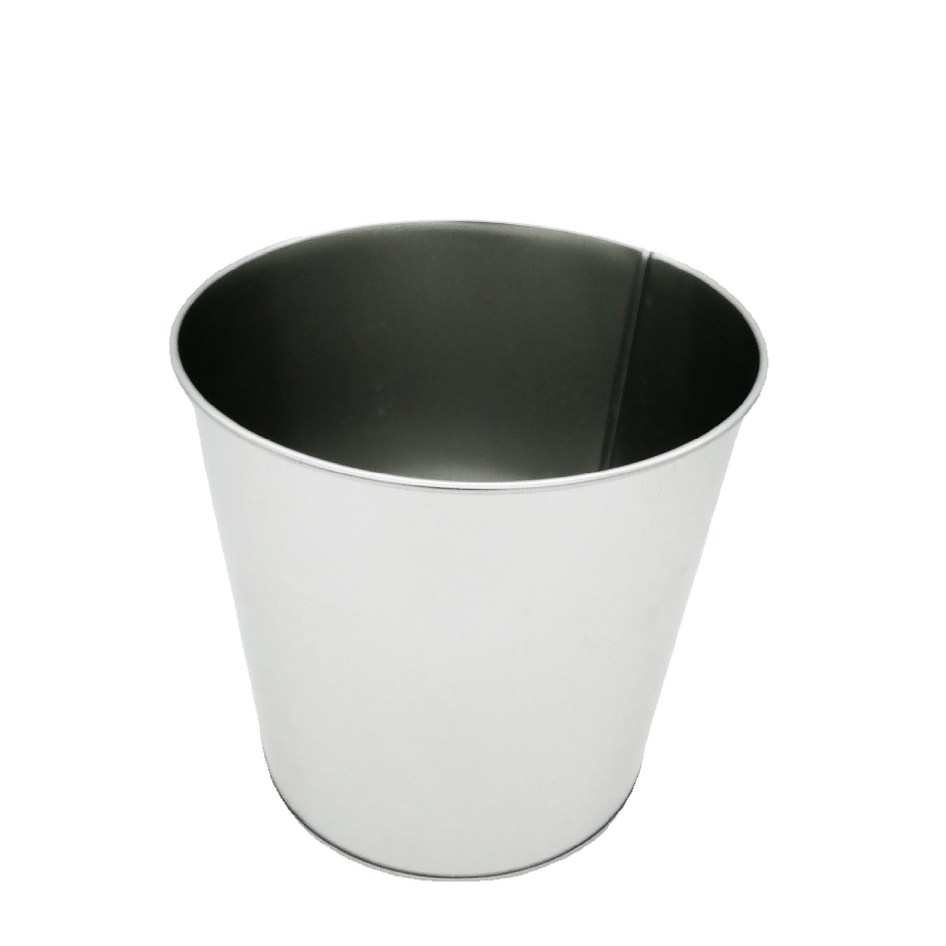 Galvanized iron beer bucket 4L ice bucket portable tinplate bucket popcorn bucket candy bucket tin bucket