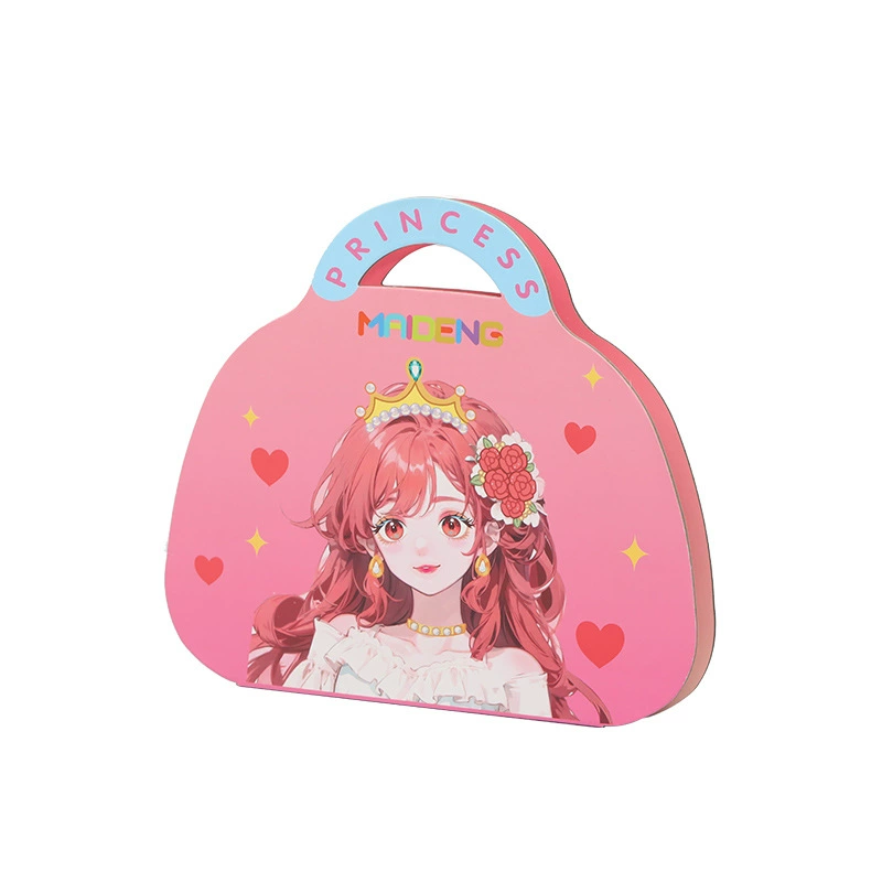 Cosmetic bag for makeup, toy, fashionable sticker for dressing up, DIY, city style