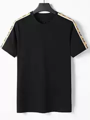 Short sleeve men's summer new T-shirt men's fashion trend bottoming shirt crew neck in stock foreign trade explosions a generation of hair