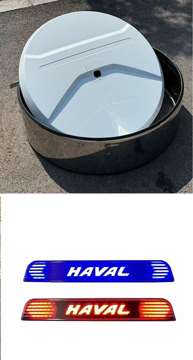 L5U is suitable for the new Great Wall Haver Raptors Hi4 spare tire cover large G stainless steel spare tire cover off-road vehicle decoration