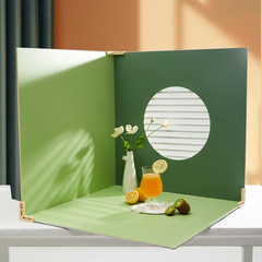 60*60cm Wind Moondale Double-Sided Wall Hole Background Board Photography Shooting Photography Food Beauty Shooting Set 