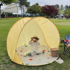 韓国ins子供テント女の子おまままごとおもちゃ男の子女の子アウトドア折りたたみ海辺ビーチ小さなテント