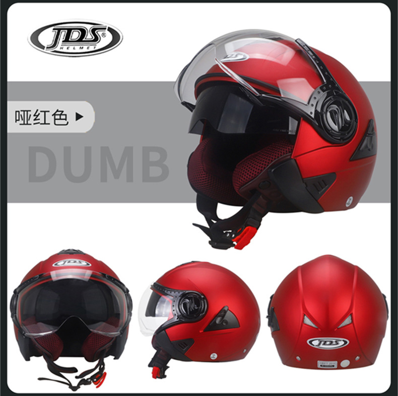 [Exclusively for Export] 3C Certified Electric Vehicle Helmet for Men and Women, Winter Battery Motorcycle Half Helmet for All Seasons