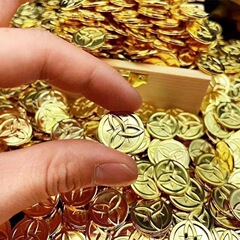 モラ原神周辺通貨金属ゲーム道具鐘離cos銭布袋硬品創意プレゼント袋