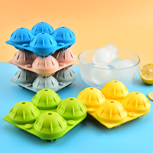 Factory wholesale silicone ice hockey 4 even ice hockey mold bar ice maker whisky ice box spot