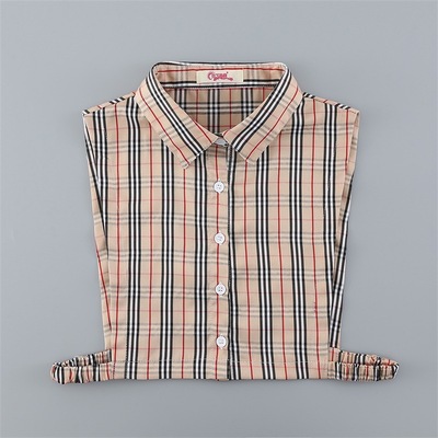 spring and autumn lattice Large False collar sweater decorate False collar Shirt collar False collar A generation of fat