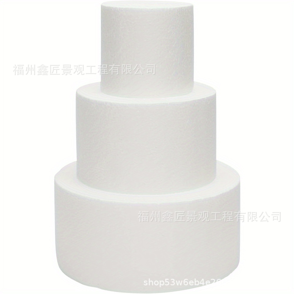 Torta modelo de espuma torta EPS placa de espuma cilíndrica embalaje sólido revestimiento protector de amortiguación