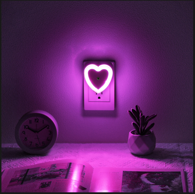 Love LED smart nightlight bedside bedroom corridor nightlight