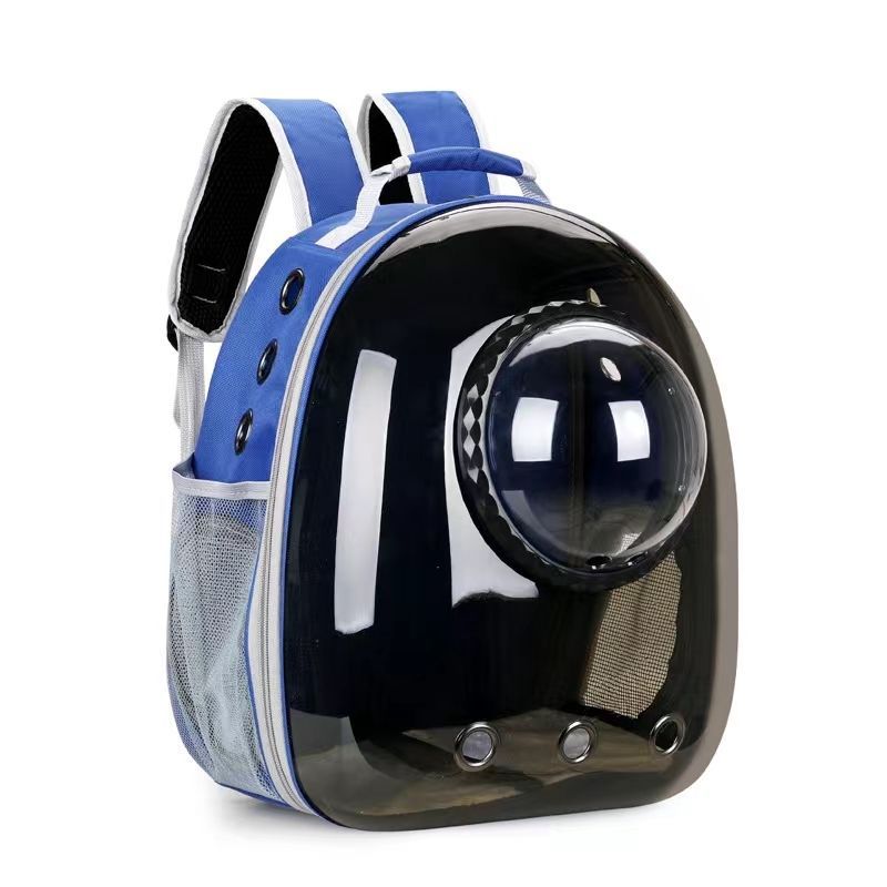 Nuevo panorama de la cápsula espacial de mascotas para gatos, bolsa de mascotas transparente portátil para gatos, mochila de caja para gatos