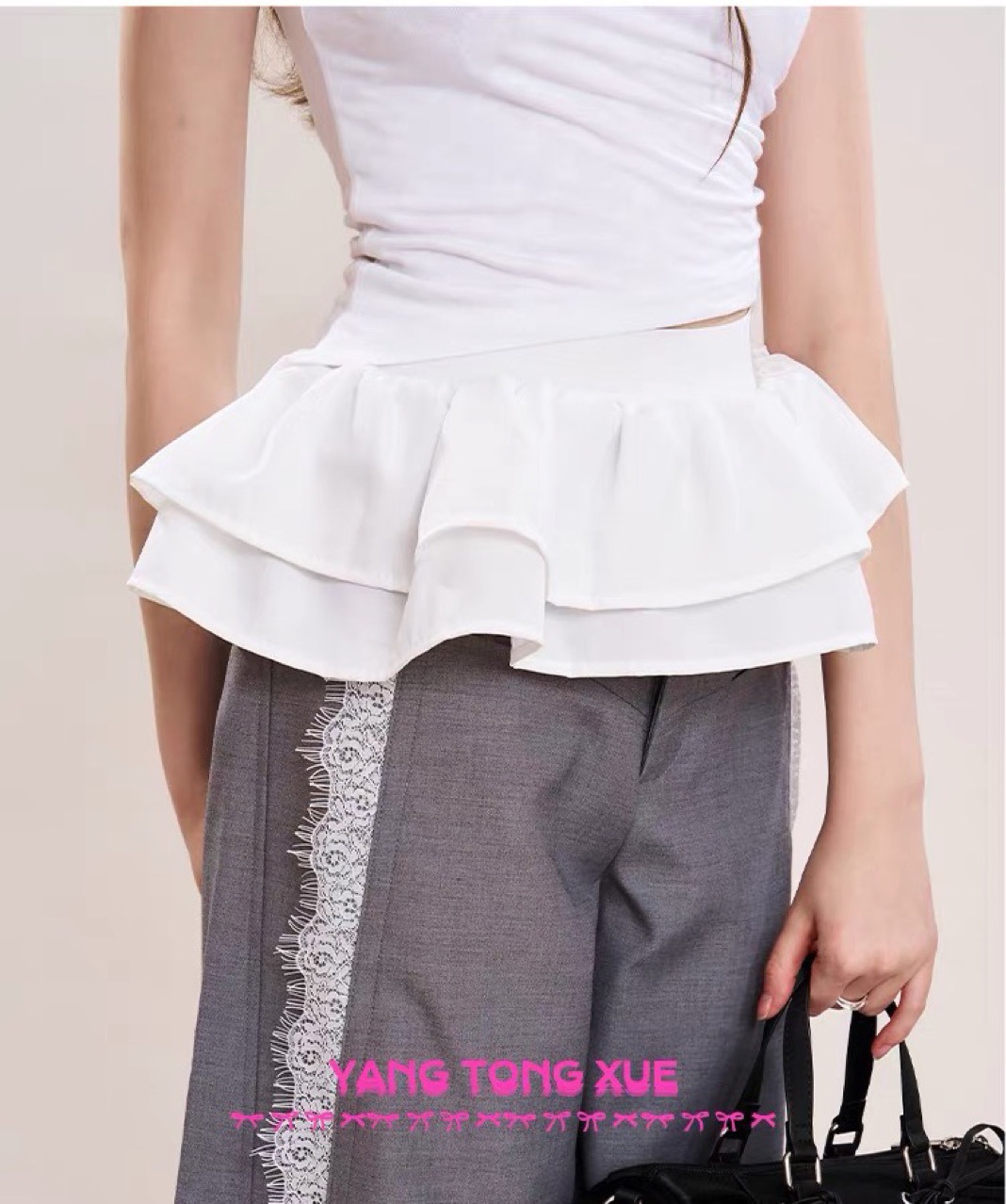 Ballet Style Sweet and Spicy High-Waisted Skirt for Women 2025 New Versatile Elegant Revealing Skirt Curtain Fluffy Princess Skirt