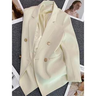 H 72830 Double Breasted Purple Blazer ��ɫ���b �羳����