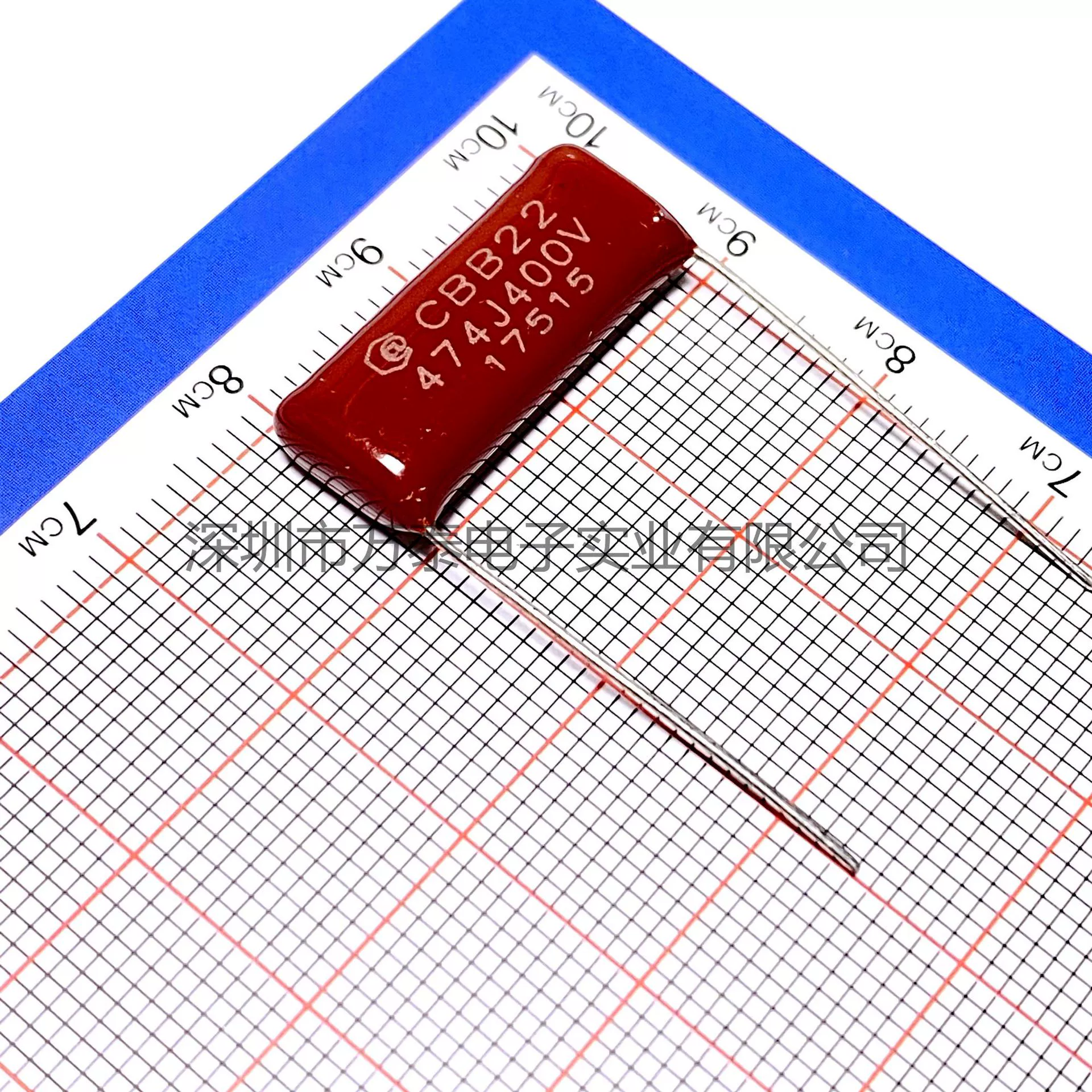 Оригинальный CBB22 400V474J 470n блокирующий и понижающий пленочный конденсатор CBB, шаг 20 мм 0,47u