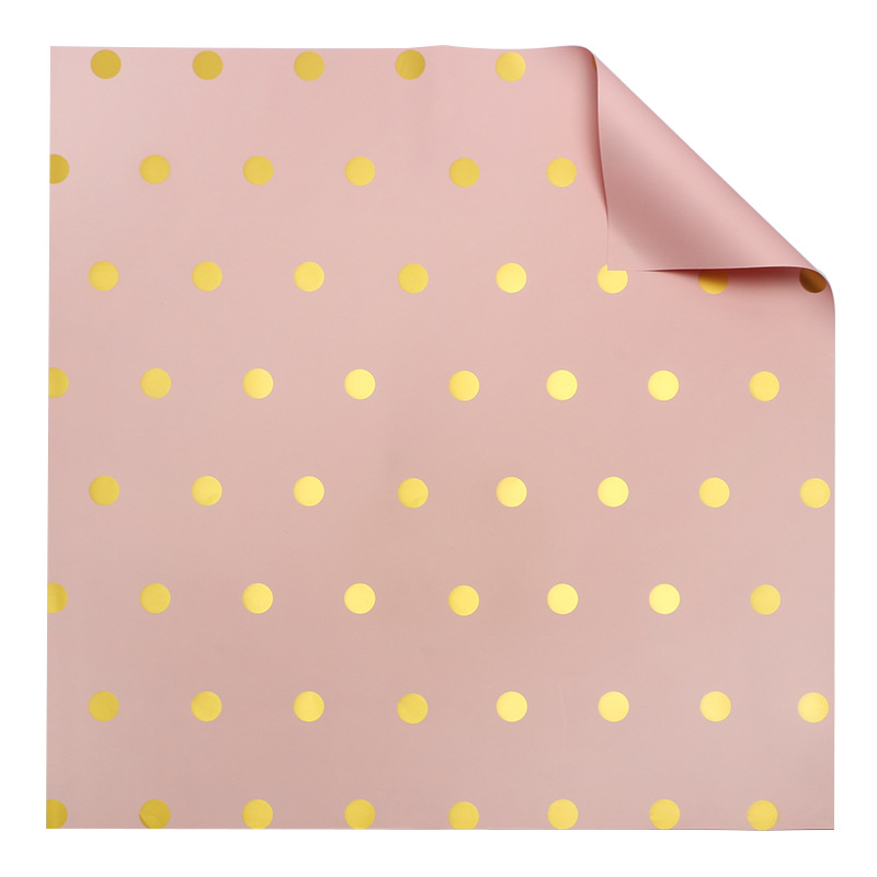 Huashi Wa Points Papel de embalaje de flores impermeable ramo DIY flor florista regalo de papel de embalaje de flores